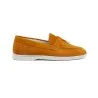 Mocassin Femme MAKEBA  PIANA / DAIM ORANGE - MAKEBA