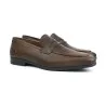 Mocassin Homme en cuir 8740 /MARRON - MAKEBA