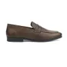 Mocassin Homme en cuir 8740 /MARRON - MAKEBA
