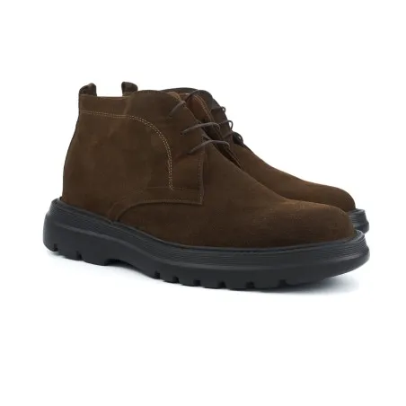 Bottines et Boots Homme MAKEBA  110 DAIM MARRON - MAKEBA