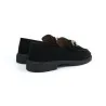 Mocassin Femme MAKEBA  COLLEGE / DAIM NOIR - MAKEBA