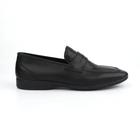 Mocassin Homme en cuir 3908 / NOIR - MAKEBA
