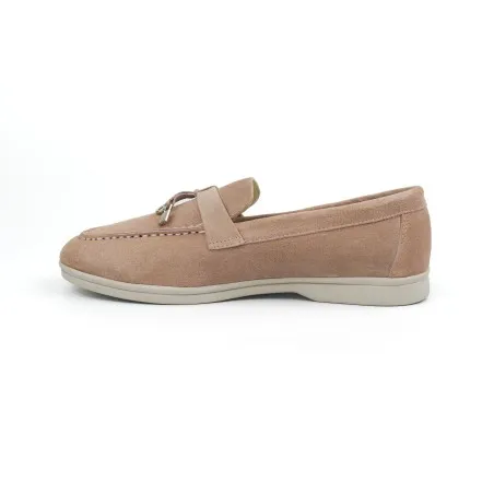Mocassin Femme MAKEBA  PIANA / DAIM ROSE - MAKEBA