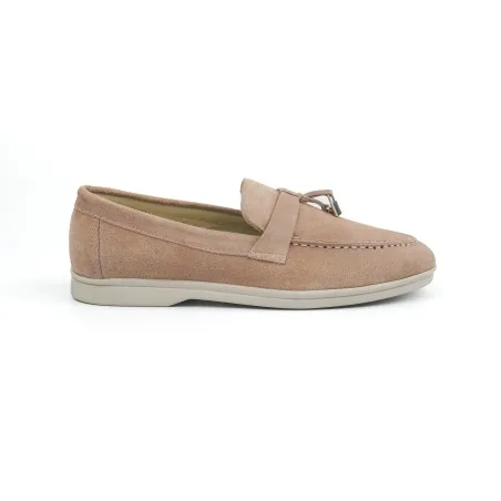 Mocassin Femme MAKEBA  PIANA / DAIM ROSE - MAKEBA