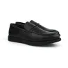Mocassin Homme en cuir  7414 / NOIR FALL - MAKEBA