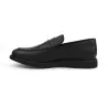Mocassin Homme en cuir  7414 / NOIR FALL - MAKEBA