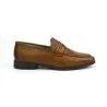 Mocassin Homme en cuir  8740/ CAMEL - MAKEBA