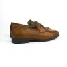 Mocassin Homme en cuir  8740/ CAMEL - MAKEBA