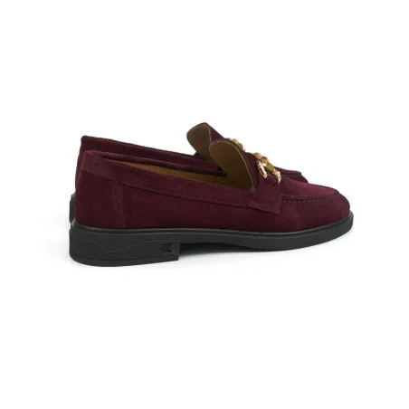 Mocassin Femme MAKEBA  COLLEGE / DAIM ROUGE - MAKEBA