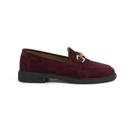 Mocassin Femme MAKEBA  COLLEGE / DAIM ROUGE - MAKEBA