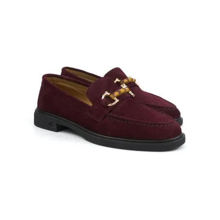 Mocassin Femme MAKEBA  COLLEGE / DAIM ROUGE - MAKEBA