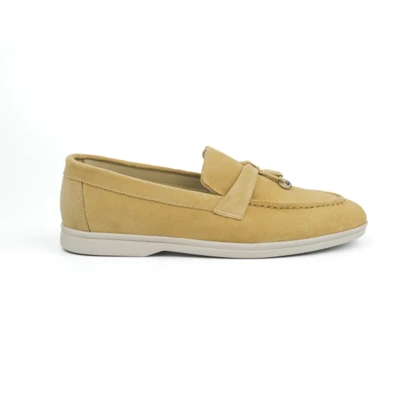 Mocassin Femme MAKEBA  PIANA / DAIM BEIGE - MAKEBA