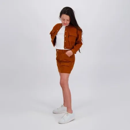 Workwear cropped jacket fille - KONTAKT