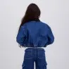 Workwear cropped jacket fille en jeans - KONTAKT