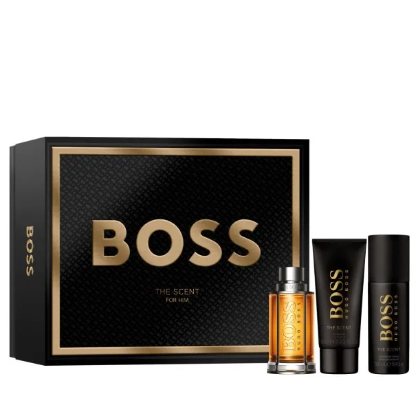 Coffret eau de toilette homme HUGO BOSS The Scent 100ml + Déodorant 150ml + Gel douche 100ml - Hugo boss