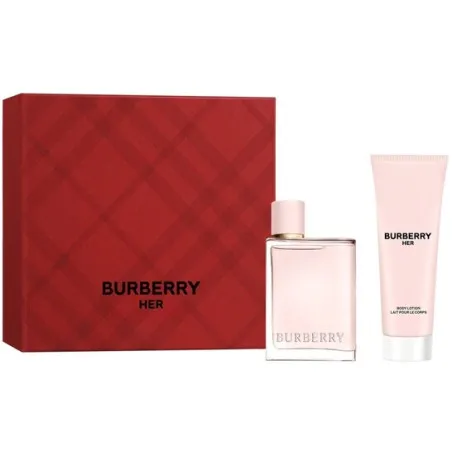 Coffret Her Eau De Parfum Femme Burberry 50ml + Lait De Corps 75ml - BURBERRY