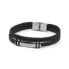 Bracelet Homme ALBERTO RICCI  BR-H-CUIR-NOIR-03 - ALBERTO RICCI