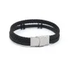 Bracelet Homme ALBERTO RICCI  BR-H-CUIR-NOIR-03 - ALBERTO RICCI