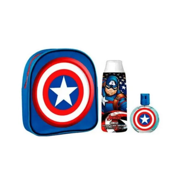 Air Val – Captain America Eau De Toilette 50ml + Gel Douche 300ml + Sac Captain America - AIR VAL