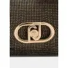 Sac LIU JO LaPuffy à bandoulière AF5269 -J4638 D6299 nero/steel petit format - LIU.JO