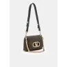 Sac LIU JO LaPuffy à bandoulière AF5269 -J4638 D6299 nero/steel petit format - LIU.JO