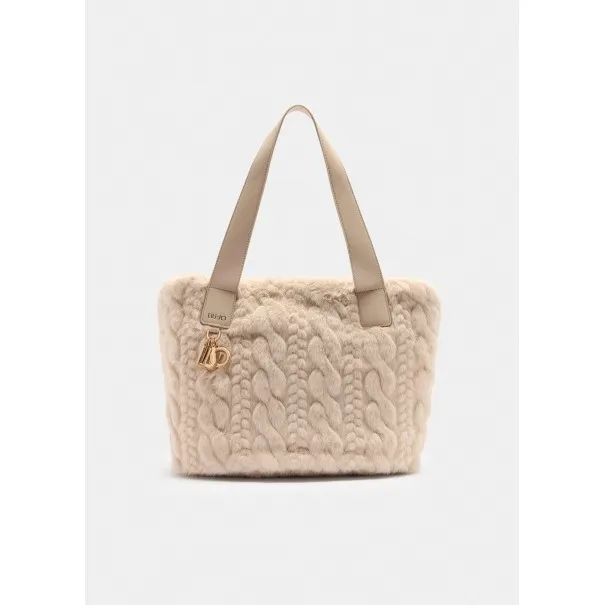 Sac hobo grand format en imitation fourrure AF5154-E0305 - LIU.JO