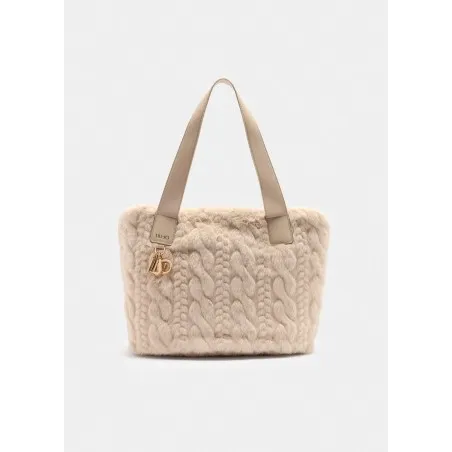 Sac hobo grand format en imitation fourrure AF5154-E0305 - LIU.JO