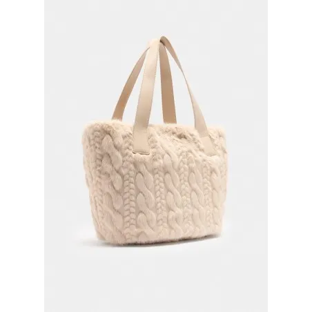 Sac hobo grand format en imitation fourrure AF5154-E0305 - LIU.JO