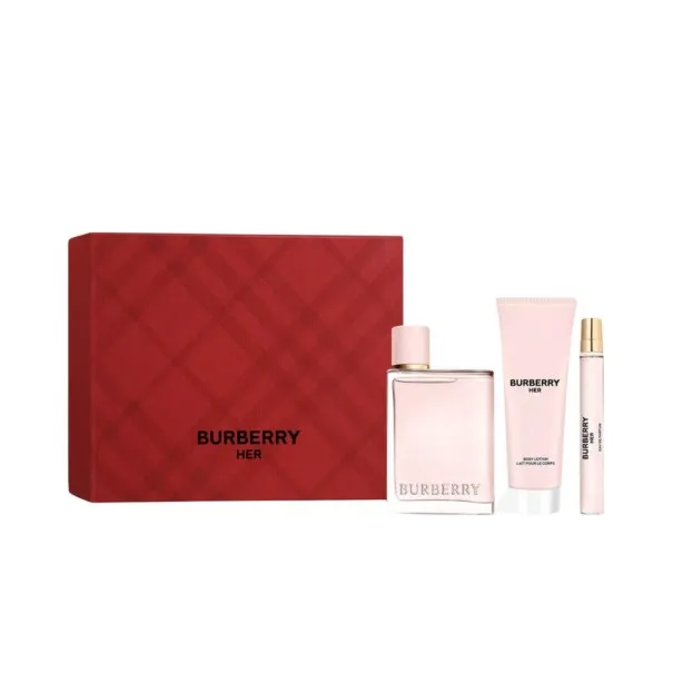 Coffret Parfum Femme BURBERRY Her Eau De Parfum 100ml+10ml+Lait - BURBERRY