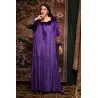 Kaftan Jumana Mauve - Tresors de mimi