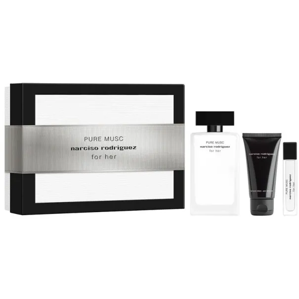 Coffret Eau De Parfum Femme NARCISO RODRIGUEZ  NARCISO RODRIGUEZ FOR HER PURE MUSC COFFRET PARFUM - NARCISO RODRIGUEZ