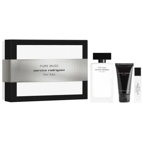 Coffret Eau De Parfum Femme NARCISO RODRIGUEZ  NARCISO RODRIGUEZ FOR HER PURE MUSC COFFRET PARFUM - NARCISO RODRIGUEZ