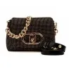 Sac LIU JO LaPuffy à bandoulière AF5269 -J4638 D6299 nero/steel petit format - LIU.JO