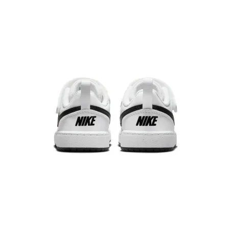 Baskets bébé Court Borough Low Recraft – Blanc Noir - NIKE