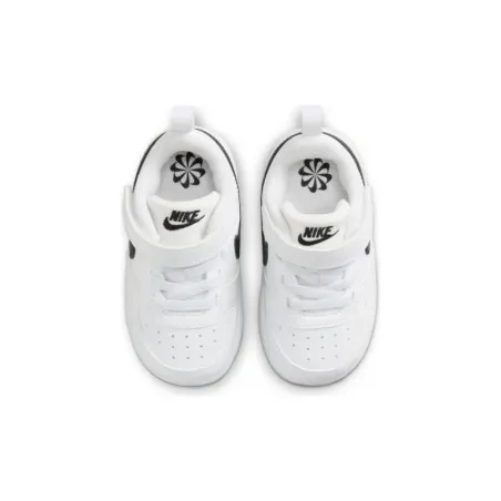 Baskets bébé Court Borough Low Recraft – Blanc Noir - NIKE