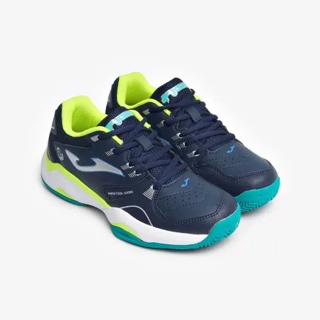 Chaussures de padel & tennis enfants JOMA Master 1000 jr 2503 bleu marine - JOMA