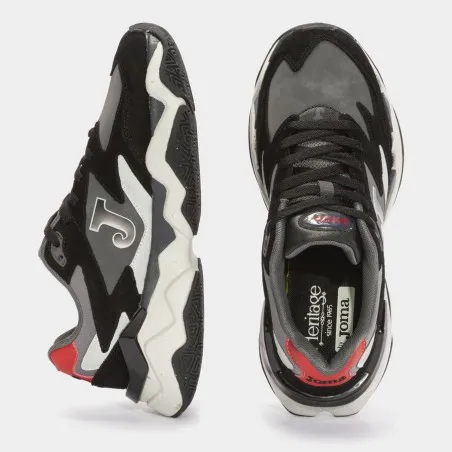 Basket JOMA C1400 hommes 2401 noir gris - JOMA