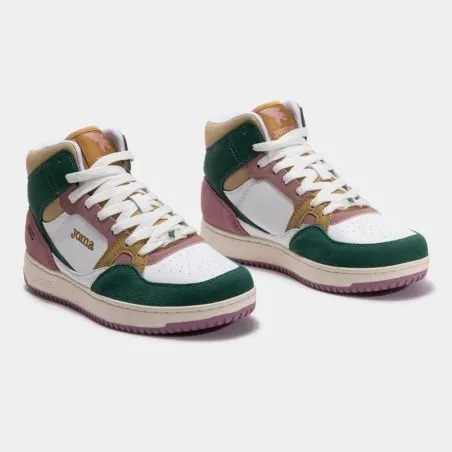 Basket Casual Femme JOMA C.j80 2516 blanc vert - JOMA