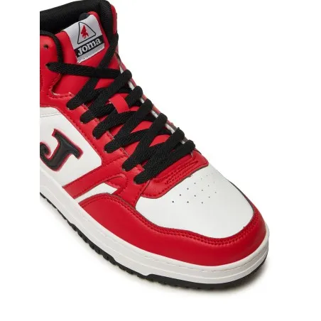 Basket JOMA C.platea mid homme 2406 blanc rouge - JOMA