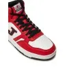 Basket JOMA C.platea mid homme 2406 blanc rouge - JOMA