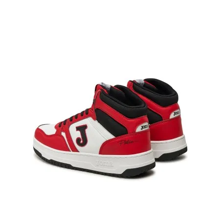 Basket JOMA C.platea mid homme 2406 blanc rouge - JOMA