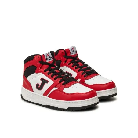 Basket JOMA C.platea mid homme 2406 blanc rouge - JOMA