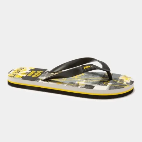 Claquettes JOMA S.wates homme 2301 noir jaune - JOMA
