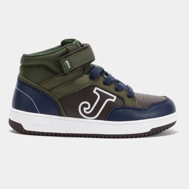 Basket Enfant JOMA Berry jr 2524 marron kaki bleu marine - JOMA