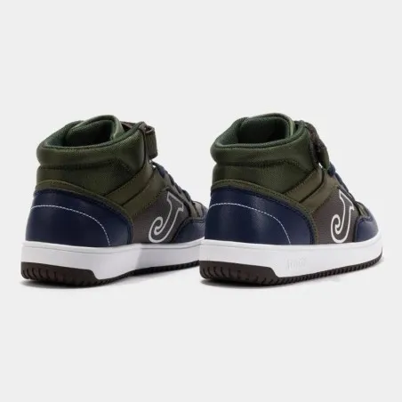 Basket Enfant JOMA Berry jr 2524 marron kaki bleu marine - JOMA