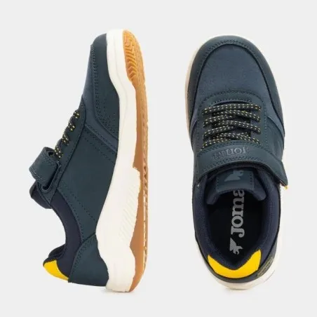 Basket Enfant JOMA J.jarama jr 2503 répulsif bleu marine - JOMA