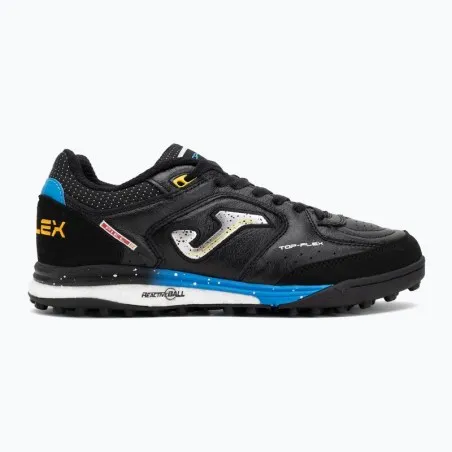Chaussures de football JOMA TOP FLEX REBOUND 2501 BLACK TURF - JOMA