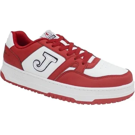 Basket Casual Homme JOMA C.platea low 2406 blanc rouge - JOMA