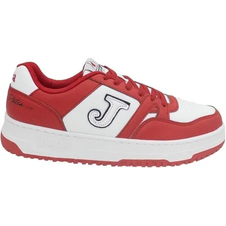 Basket Casual Homme JOMA C.platea low 2406 blanc rouge - JOMA