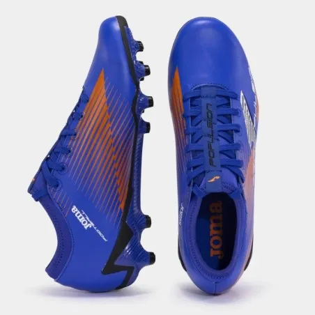 Chaussures de football hommes JOMA Propulsion 2404 royal orange terrain ferme - JOMA